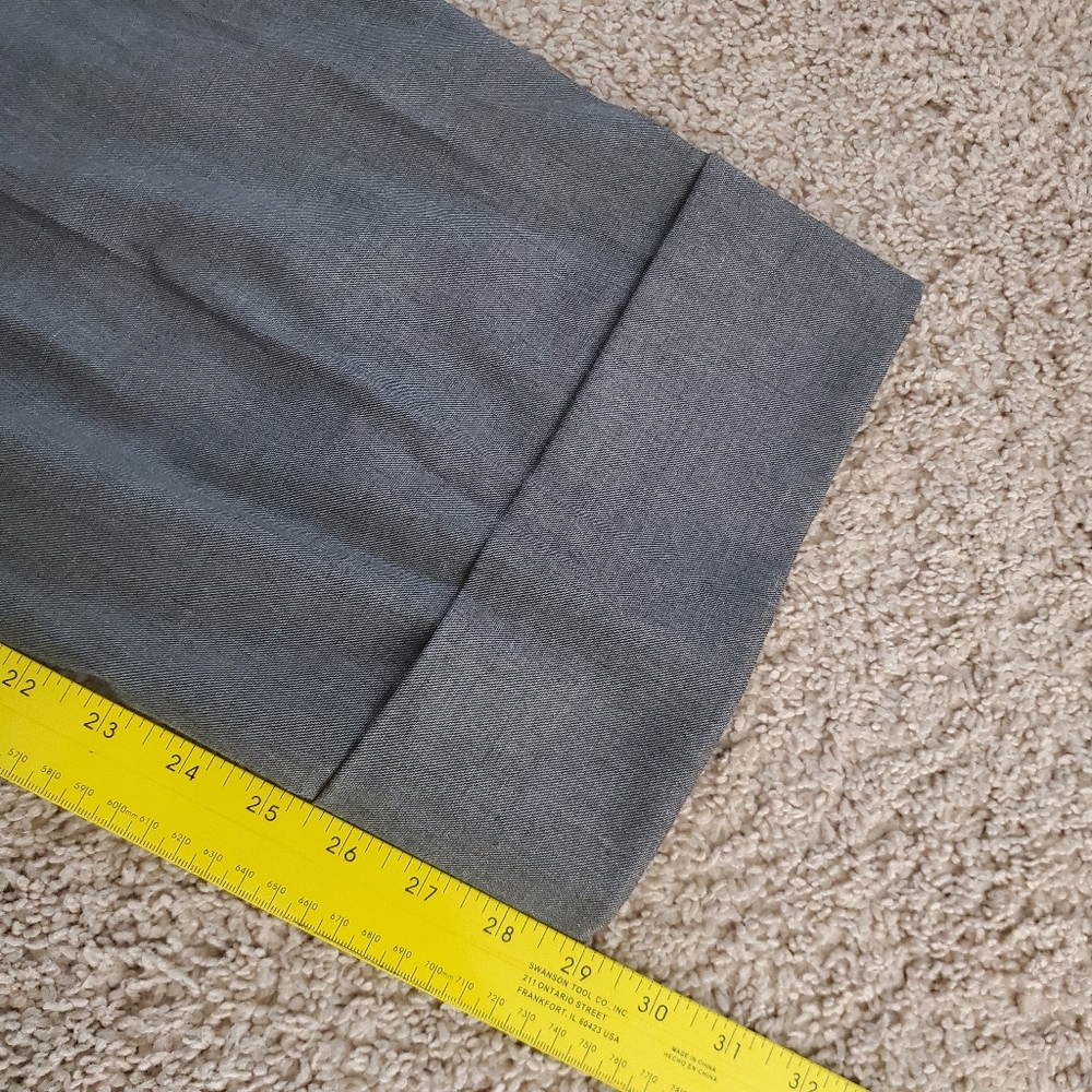 Express Gray Wide Leg Trouser Work Pant Slacks Women's Size 10 - Picture 8 of 12